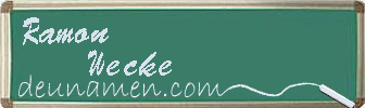 Ramon Wecke Visitenkarte